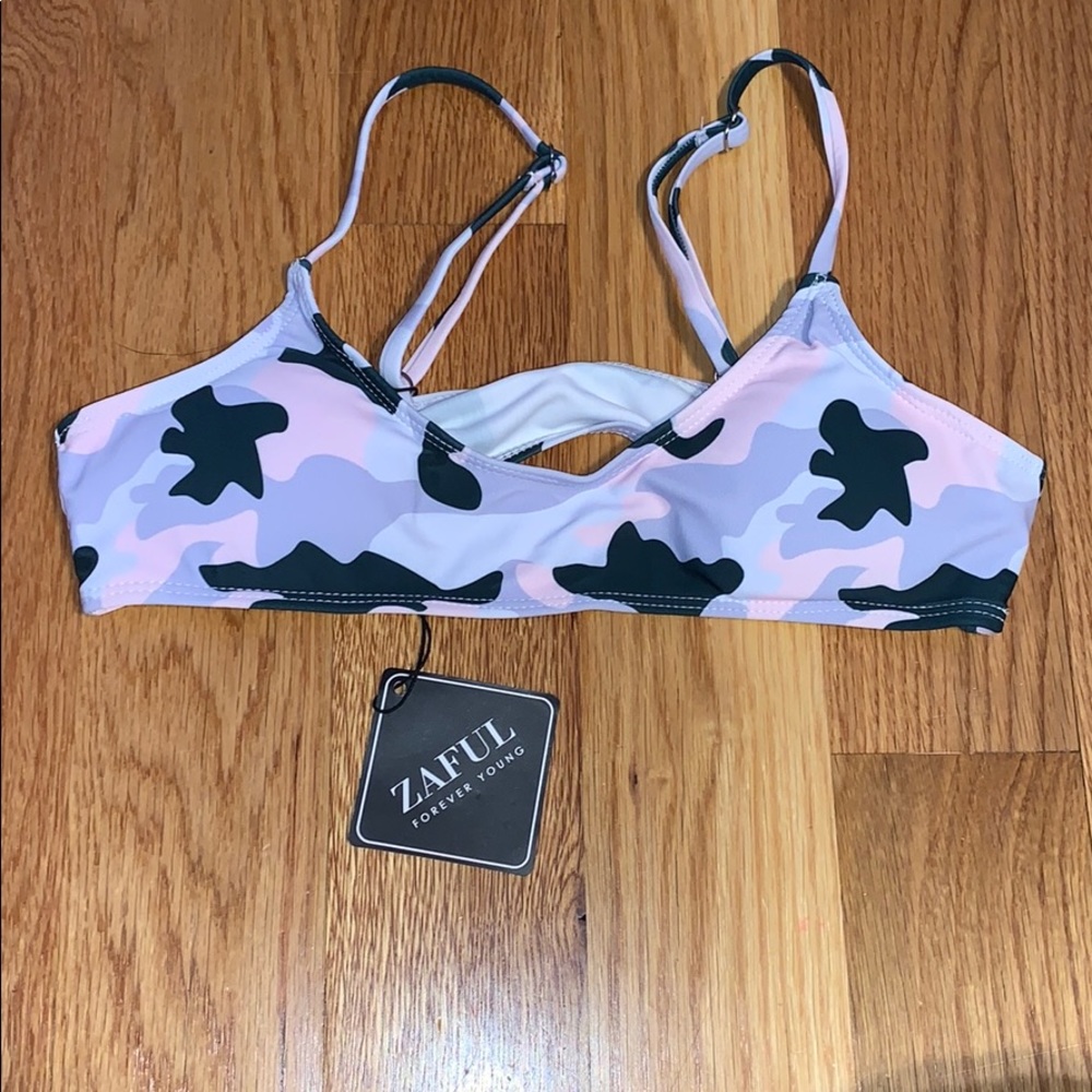 Camo Zaful bikini top